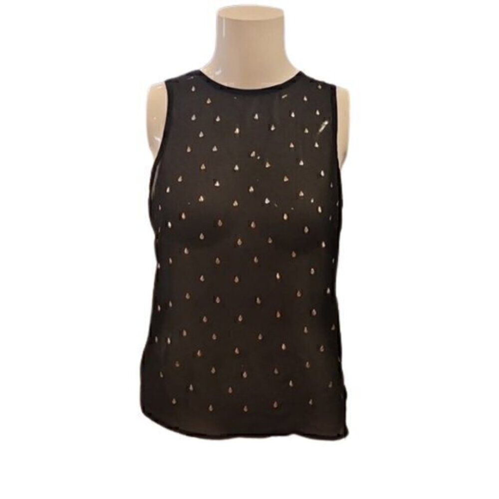[Cotton On] Black Sheer Chiffon Blouse - Size XS